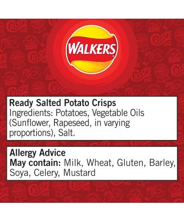 Walkers Ready Salted Crisps 32x32.5g (Wholesale Box) - Buy Online on SooperMarket.com