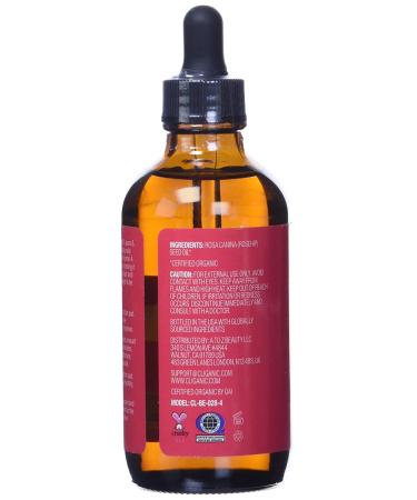 Cliganic Organic Rosehip Oil 4 fl oz - Pure, Cold-Pressed & Natural Skincare - Buy Online on SooperMarket.com