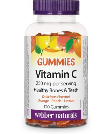 Webber Naturals UltraCran Cranberry 10 000 mg Gummy & Vitamin C Gummy 125 mg 120 Gummies For Bones Teeth Immune and Antioxidant Health Vegan Gummy + Vitamin C Gummy - Buy Online on SooperMarket.com