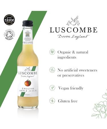 Luscombe Organic Apple Juice (12x27cl) - Natural Ingredients, No Added Sugar, Vegan & Gluten Free - Rich in Vitamin C - Buy Online on SooperMarket.com