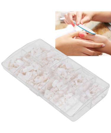 Nail Tip 200pcs - ANGGREK Practice Training False Hand Nail Tips for Beginners | White DIY Fake Nail Manicure Tool - Buy Online on SooperMarket.com