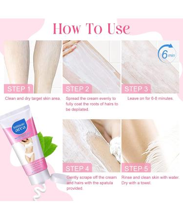 Bikini Area Hair Removal Cream 60g - Gentle Depilation for Sensitive Skin - Intimate Hair Removal Cream for Women - Buy Online on SooperMarket.com