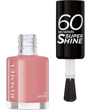 Rimmel 60 Seconds Super Shine Colour Block Nail Polish - Ultra Shine and Long Lasting - Quick Drying X Posed - Buy Online on SooperMarket.com