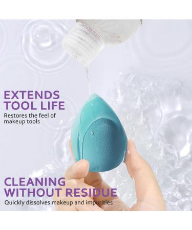 HEYMKGO Makeup Brushes Cleaner for Deep Cleaning All Types of Brushes Sponge and Puff Fragrance-Free No Harsh Chemicals & Cruelty-Free for Makeup Lovers & Professionals 5.27fl.oz./150ml - Buy Online on SooperMarket.com