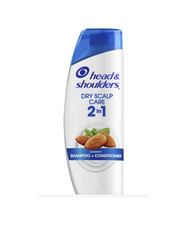 Head and Shoulders Dry Scalp Care with Almond Oil 2-in-1 Anti-Dandruff Paraben Free Shampoo and Conditioner 13.5 fl oz 13.5 Fl Oz (Pack of 1)