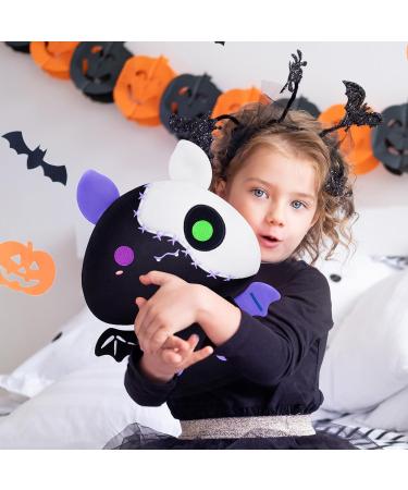 Mewaii 8'' Soft Skeleton Bat Mushroom Pillow Stuffed Animal Plush - Cuddly Black Toy for Kids | 8 Inch Plushie Squishy - Buy Online on SooperMarket.com