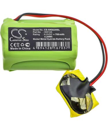 ELMEKO Replacement Battery SAT-Kabel 35512A Compatible with IRM 5 IRM 7 IRM 70 SPM 22 | 700mAh/6V | International Shipping Available - Buy Online on SooperMarket.com