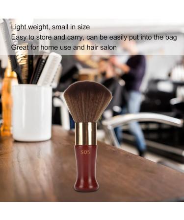 Neck Duster Brush Soft Barber Hair Brush for Fine Hair Removal Skin Friendly Neck Face Dust Brush with Soft Nylon Bristles and Wooden handle Easy Using Barber Cleaning Brush for Home Salon - Buy Online on SooperMarket.com