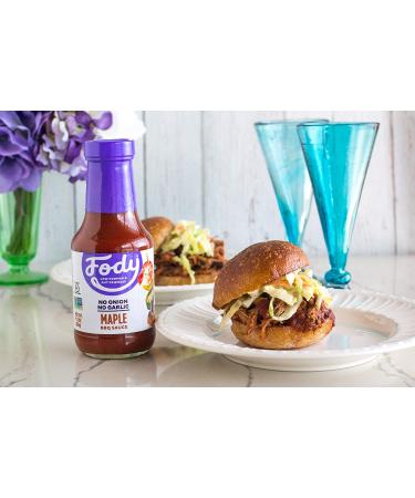 Fody Foods Maple BBQ Sauce | Low FODMAP Certified | Gut Friendly | IBS Friendly Kitchen Staple | Gluten & Lactose Free | Non-GMO - Buy Online on SooperMarket.com