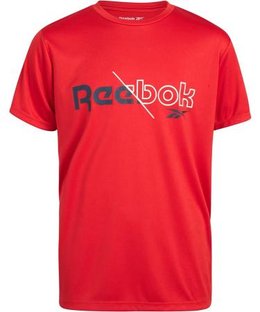 Reebok Boys 2 Pack Athletic T-Shirt, Light Grey Catonic, Size 8 - Dry-Fit Sports Tee - Buy Online on SooperMarket.com