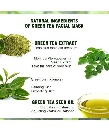 TBeautfave Peel Off Face Masks Green Tea Deep Cleanse Mask Whitehead Remover Mask Nose Pore Strips Acne Removing Purifying Deep Cleansing Pore Pores Shrinking Moisturising - Buy Online on SooperMarket.com