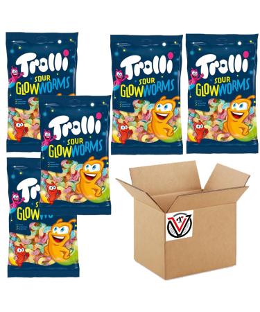 Trolli All Flavour (Sour Glow Worms) by VIMIX - 05 Bags