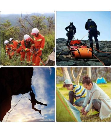 Airui 10mm Outdoor Climbing Rope - 10m Safety Braid Nylon Escape Rescue Rope in Orange - Buy Online on SooperMarket.com
