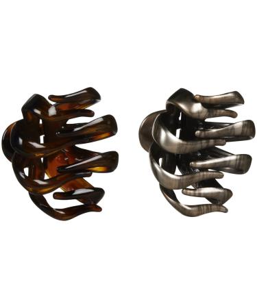 Scunci No Slip Grip All Day Hold Octopus Jaw Clips 2 Pieces