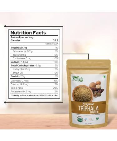 ORGANIC ZING Triphala Powder (227 Gm) Pack of 3 227 g (Pack of 3) - Buy Online on SooperMarket.com