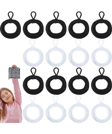 WILLBOND Weaving Loom Refill Loops for potholders potholder Loom Loops Weaving Craft Loom Loops Weaving Crafts for DIY Crafts Supplies Favors, Compatible with 7 Inch Weaving Loom (96)