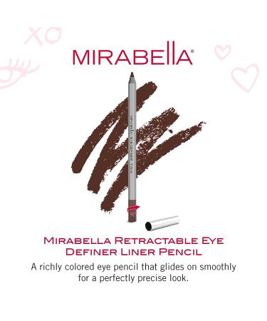 Mirabella Eyeliner Eye Definer Pencil - Twig 0.57g Water-Resistant Retractable Eyeliner for Precise Eye Definition | Paraben-Free - Buy Online on SooperMarket.com