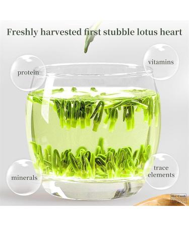 Lotus Seed Core Tea for Men Natural Lotus Seed Heart Tea Dried Lotus Plumule Lotus Embryo Tea Liver and Kidney Care Tea Men's Toning Tea Lian Zi Xin Tea Chinese Kidney Care Tea (3PC-125g) - Buy Online on SooperMarket.com