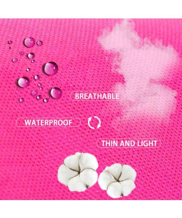3PCS Extra Long Rose Wig Storage Bags with Wooden Hanger - Portable, Dust-proof, Transparent Zip Up Hair Extension Organizer - Buy Online on SooperMarket.com