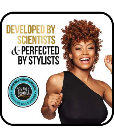 Pantene Gold Series Argan Oil Shampoo for Natural & Curly Hair | Sulfate Free 8.5 Fl Oz - International Shipping Available - Buy Online on SooperMarket.com