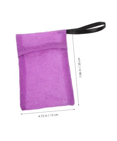 Buy Purple Nylon Bubble Net Bath Bag for Shampoo Bars Eco-Friendly Durable & Ideal for Travel - Buy Online on SooperMarket.com