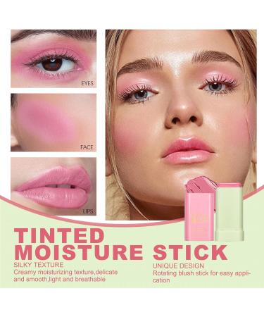Beautfave 3-in-1 Cream Blush Stick Waterproof & Lightweight Blush for Lip, Cheek, and Eye Pink - Buy Online on SooperMarket.com