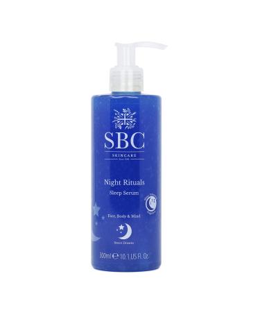 SBC Skincare Night Rituals Sleep Serum 300ml Relaxing Moisturising Nighttime Face and Body Serum