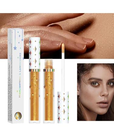 Liquid Highlighter for Face Liquid Highlighter Makeup Stick | Glow Enhancer Illumination Glow Drops Waterproof Liquid Highlighter Drops Long Lasting For Face 02# 1 count (Pack of 1) - Buy Online on SooperMarket.com