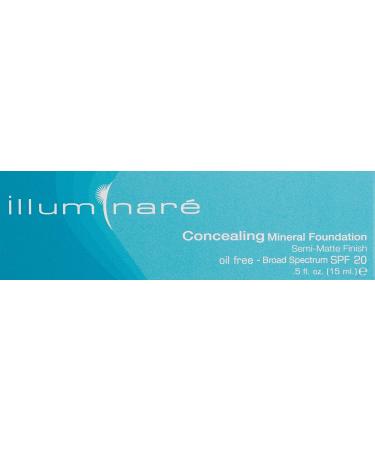 Illuminar Concealing Mineral Foundation in Portofino Porcelain - Natural Coverage for Perfect Skin Tone - Buy Online on SooperMarket.com