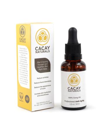 Cacay Naturals Face Oil - 100% Pure Cacay Oil for Younger, Healthier Skin - Anti-Aging & Anti-Wrinkle Oil 1 fl. oz - Buy Online on SooperMarket.com