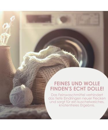 Jean & Len Fiber-Saving Fine Detergent for Wool & Delicates - Vegan Stain Protection 1L - Buy Online on SooperMarket.com