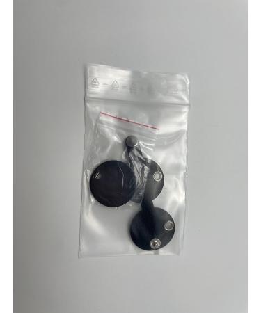 Dog Brand Pocket Engraving | Push Button | Synthetic Leather Keychains in Blue Black Red Yellow | 30mm Customizable Control Tags - Buy Online on SooperMarket.com