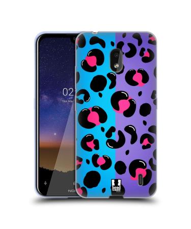 Head Case Designs Leopard Nail Art Soft Gel Case Compatible With Nokia 2.2 Nokia 2.2 Leopard