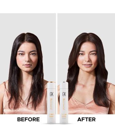 GK Hair Global Keratin Balancing Shampoo Deep Cleansing (300ml/ 10.1 fl. oz) - For Oily Greasy Normal Hair - leaving hair healthy shiny and smooth with Natural Oil Extracts 10.1 Fl Oz - Buy Online on SooperMarket.com