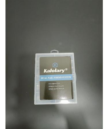 Kalolary 120pcs Dual Nail System Forms - Full Cover Gel Nail Tips for Acrylic Nail Art Extension 12 Sizes with Scale - Buy Online on SooperMarket.com