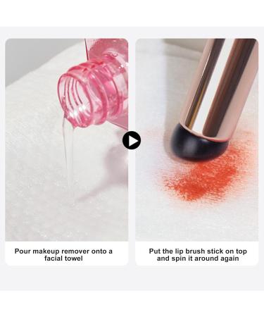 Lesunbak Silicone Lip Brush Set | Portable & Highly Elastic Makeup Brush for Lipstick Concealer Eyeshadow | 3 pcs - Perfect for Weddings Dates Travel & Daily Use - Buy Online on SooperMarket.com