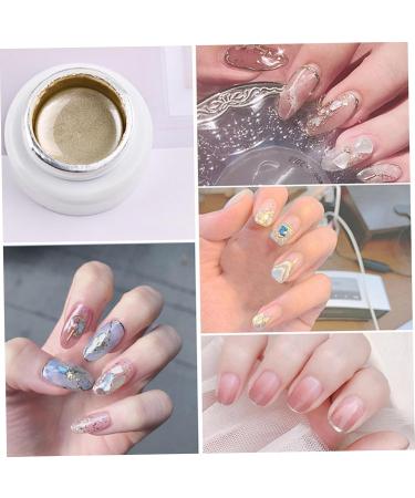 Chrome Nail Powder 3P Metallic Gel Nail Polish 3Pcs Nail Art Painting Liner Gel 3D Gold Silver Rose Gold Gel Nail Art for Home Salon Nail Painting Drawing Gel Nail Design - Buy Online on SooperMarket.com