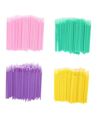 Zetiling 400pcs Bendable Micro Applicator Brushes - Sanitary Makeup Wands for Precision Application - Buy Online on SooperMarket.com