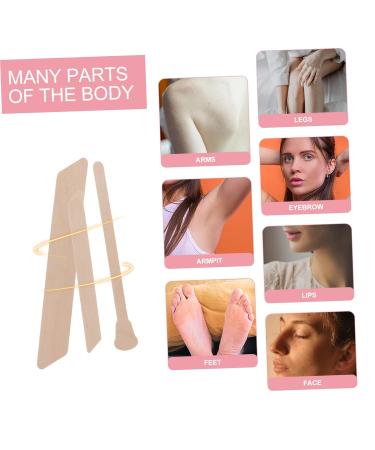 Frcolor 150 pcs Wooden Wax Sticks for Hair Removal | High-Quality Wax Spatula & Strips | Smooth & Easy Hair Removal Tool - Buy Online on SooperMarket.com