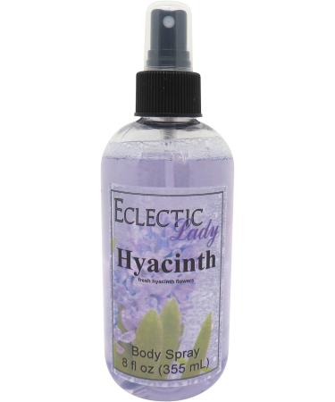 Hyacinth Body Spray 8 ounces Body Mist for Women with Clean Light & Gentle Fragrance Long Lasting Perfume with Comforting Scent for Men & Women Cologne with Soft Subtle Aroma For Daily Use 8 Fluid Ounces