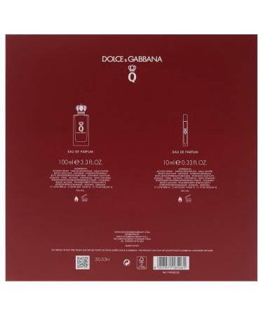 Dolce and Gabbana Q for Women - 2 Pc Gift Set 3.3oz EDP Spray 0.33oz EDP Spray - Buy Online on SooperMarket.com