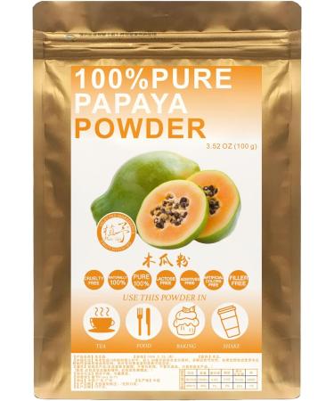 Plant Gift 100% Pure Papaya powder 100G/3.25oz Non-GMO Powder No Filler No additives Natural Papaya Powder Best Flavor for Smoothie Drinks Tea and Baking Adds Flavor and Taste 2UK-PO0008 - Buy Online on SooperMarket.com