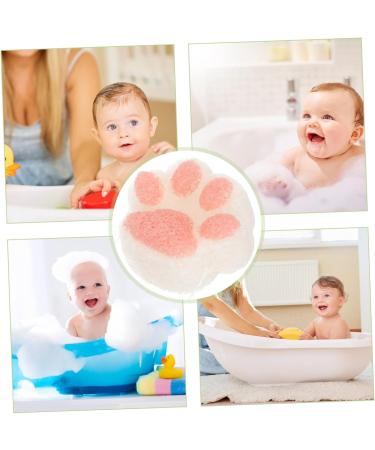 NOLITOY 3pcs Baby Facial Shower Loofah Set - Gentle Face Cleansing Pads & Bath Scrubber for Toddlers - Buy Online on SooperMarket.com