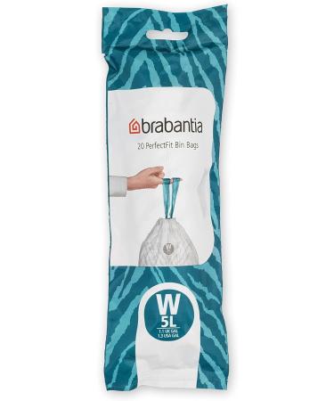 Brabantia Perfectfit Multipack Garbage Bags - Extra Strong 200 Count Easy-to-Use Train Tape White - Buy Online on SooperMarket.com