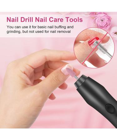 Linkax Electric Nail Drill and Grinder Kit - Portable Manicure Tools for Grooming and Polishing Nails at Home - Perfect Gifts for Women and Kids - Buy Online on SooperMarket.com