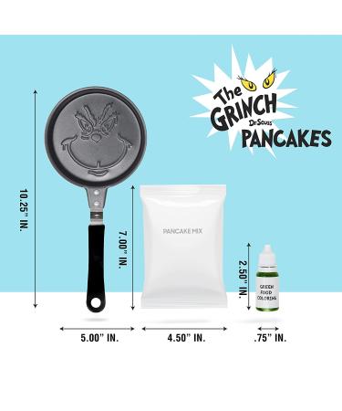 Dr. Seuss The Grinch Pancake Mix Gift Set - Easy Baking with Pan & Food Coloring - Buy Online on SooperMarket.com