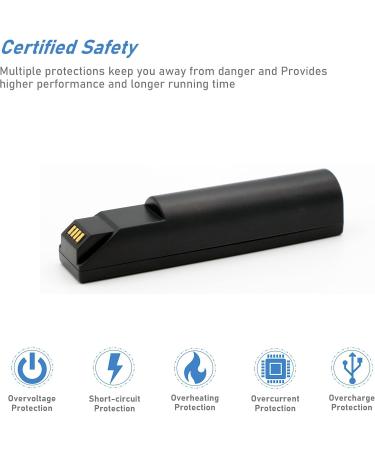 Replacement Battery for Honeywell 3820 3820i 4820 1202g 1902 1902GHD - 3400mAh Compatible with Part No 013283 BAT-SCN01 S-L-0526-E HO48L1-G - Buy Online on SooperMarket.com
