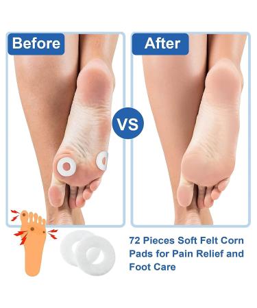 Foot Callus Cushion 12 Sheet Round Corn Pad - Portable Solution for Men's Daily Footcare - Buy Online on SooperMarket.com