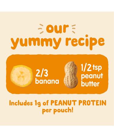 Happy Family Organics Baby Nutty Blends - Organic Banana & Peanut Butter 6+ Months, 3 oz - Buy Online on SooperMarket.com