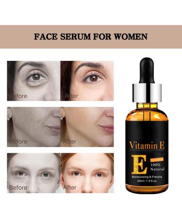 Trendyfave Vitamin E Serum Vitamin E Anti Wrinkle Serum To Even Skin Tone Skin Care Essence For Reduce Lines Dark Spot Remover For Face Hydrating Serum Vitamin E Eye Serum 30ml - Buy Online on SooperMarket.com